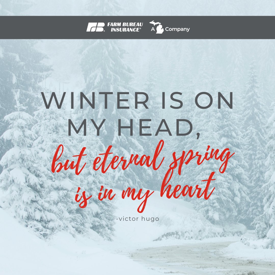 Monday Motivation:  It may be cold outside, but our attitude and energy can set a warmer tone in all the actions we control throughout the week.