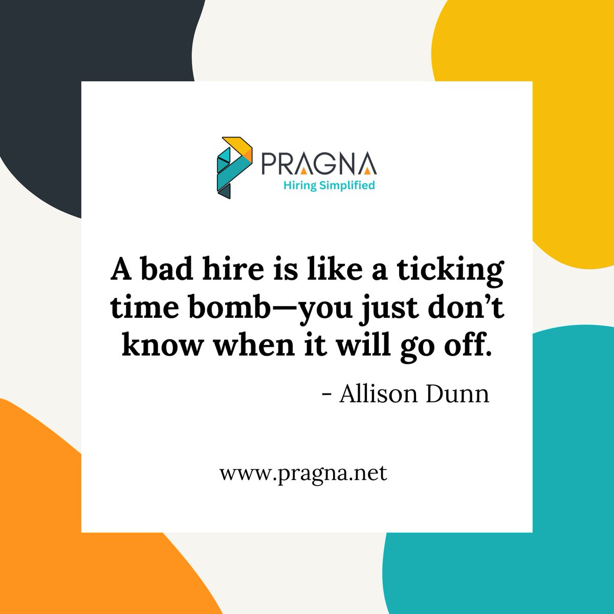 PragnaSolution's tweet image. 💥One wrong hire can disrupt everything.
Strong screening, culture-fit checks, and proactive pipelines help avoid costly mistakes.
At Pragna Solutions, we make sure every hire strengthens your team.
— Pragna Solutions

#SmartHiring #RecruitmentTips #PragnaSolutions
