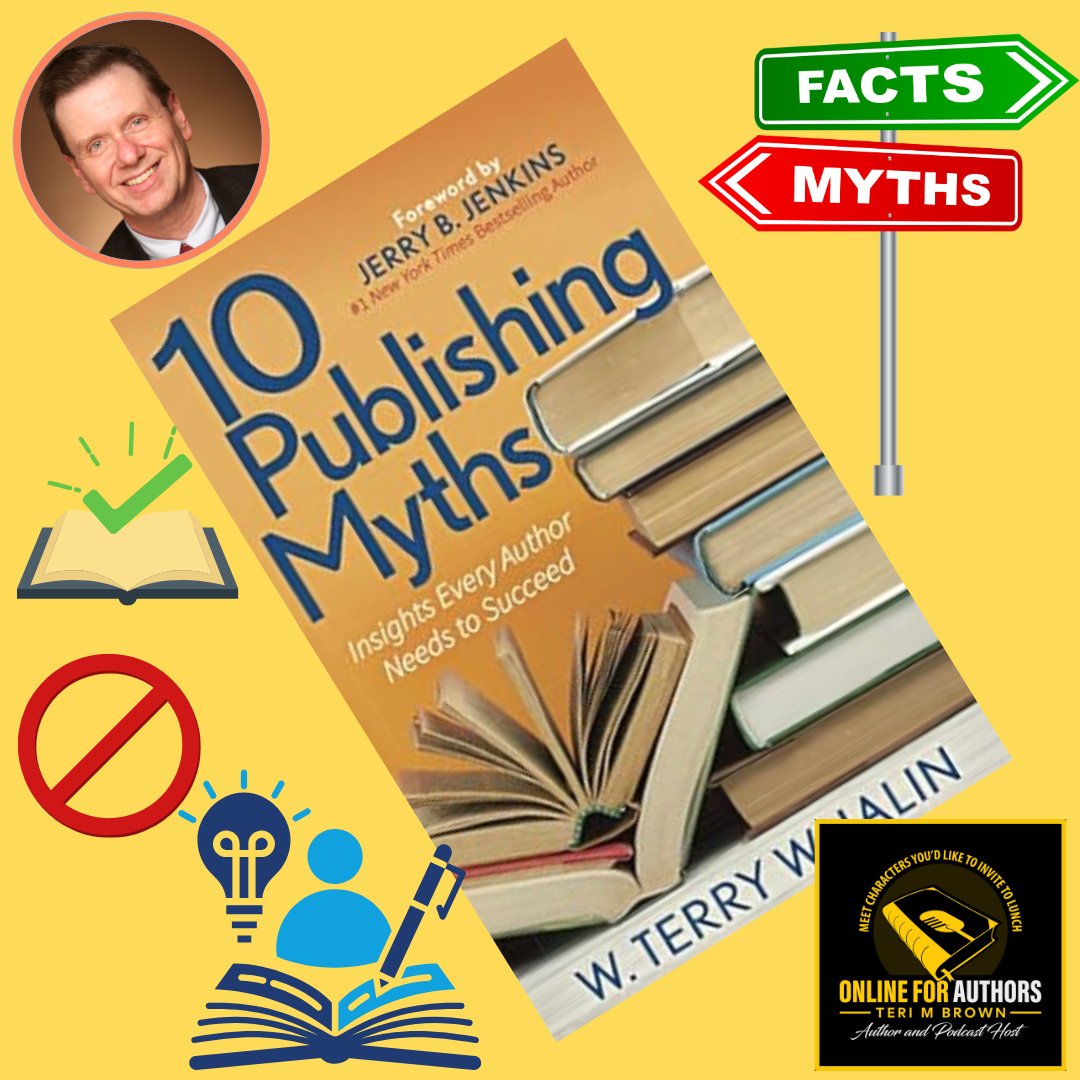 Teri M. Brown (<a href="/TeriMBrown1/">Teri M Brown, Author and Podcast Host</a>) and I spoke about Ten Misconceptions About Publishing You Can't Afford to Ignore on The Online for Authors Podcast. Listen at: bit.ly/45AgNAL Then learn more at: publishingoffer.com #publishingtip #writingtip