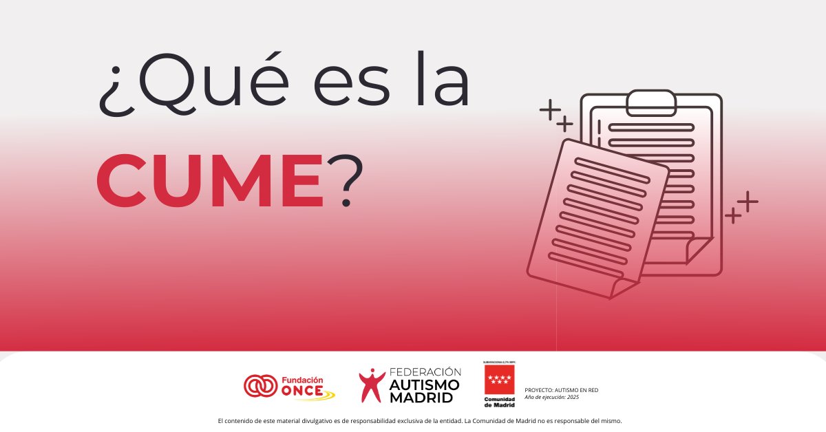 AutismoMadrid's tweet photo. Muchas familias que cuidan a niños/as y jóvenes con autismo buscan conciliar trabajo y cuidado sin poner en riesgo su estabilidad económica.

👉 La CUME, prestación económica para cuidados intensivos, puede ser un gran apoyo.

ℹ️ Más info:
https://t.co/KS7omWknTd https://t.co/K1VQRxMPqO