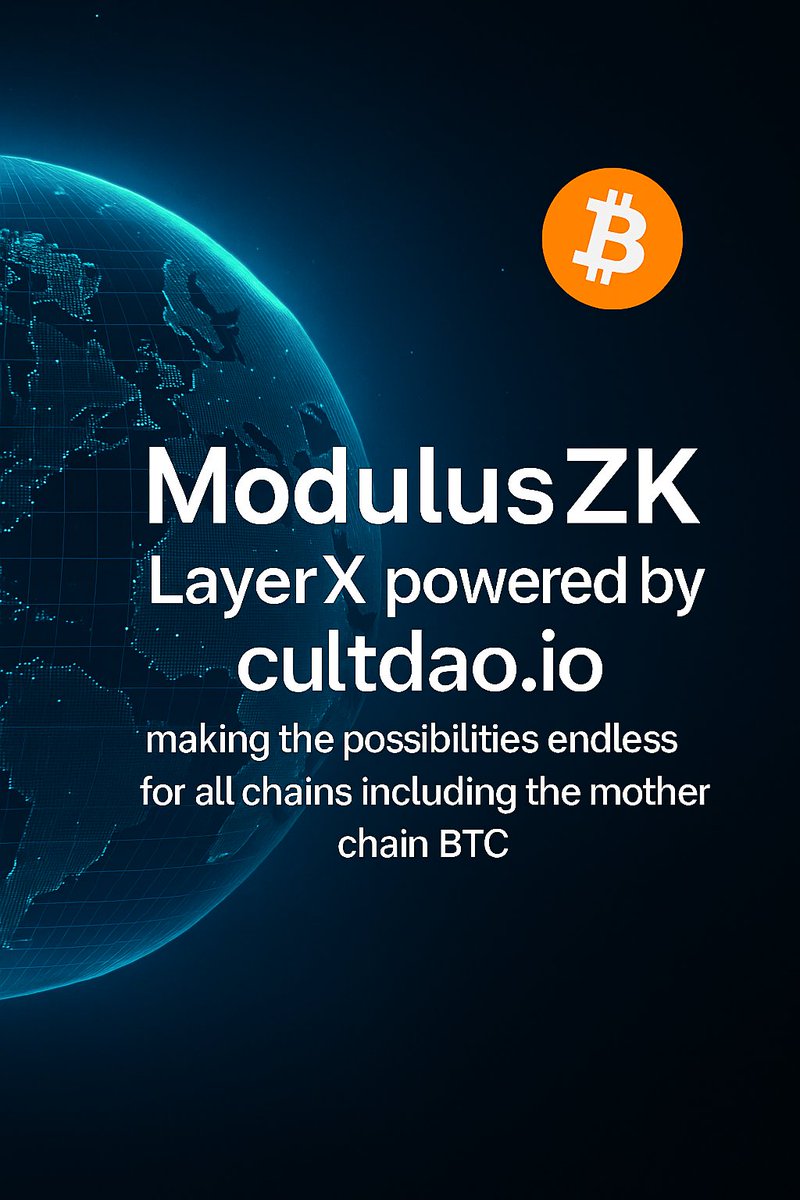 BigTinKC's tweet image. And  @ModulusZK
LayerX $MOD powered by @wearecultdao $CULT puts the power in your hands. Zk FOL and BitLogic-from-Modulus-zkFOL-Bitcoin 
moduluszk.medium.com/mod-6053379358…