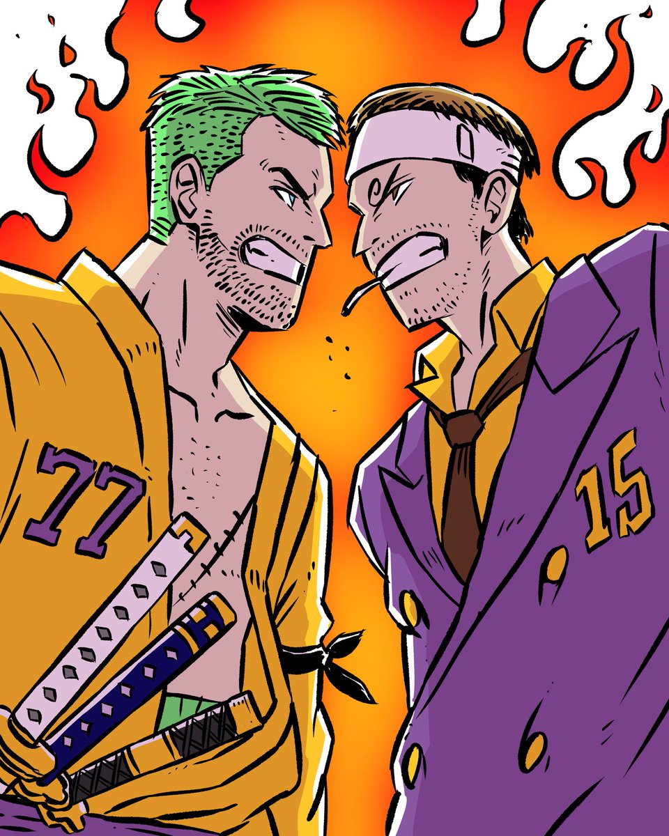 luckymong1's tweet image. The best duo in the NBA right now? 
#LukaDoncic #AustinReaves #Lakers #Zoro #Sanji #ONEPIECE