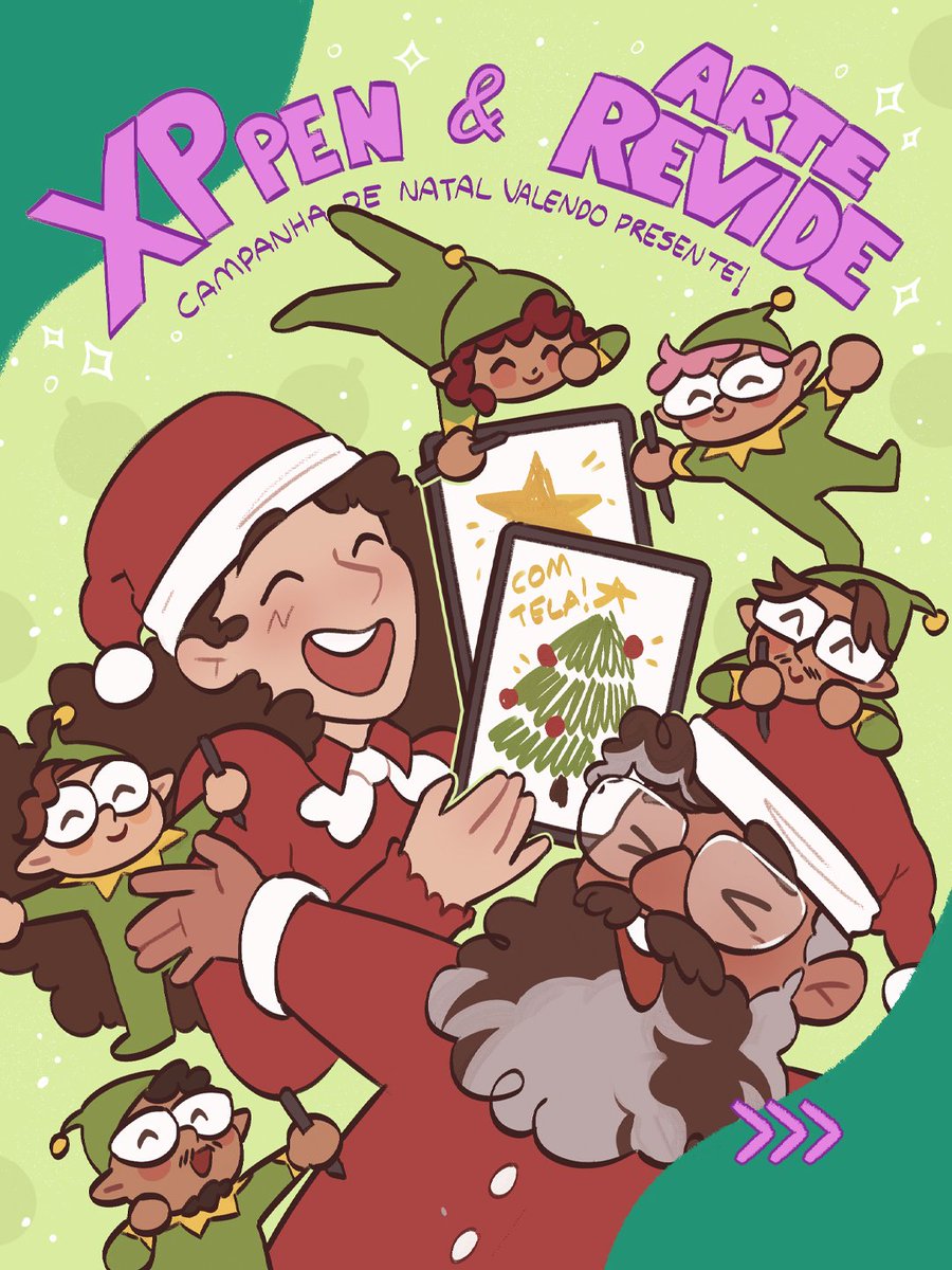 Neste natal a <a href="/XPPEN/">XPPen</a> e a Escola Arte Revide uniram suas forças para oferecer uma oportunidade incrível!

Vem com a gente para saber mais!👇