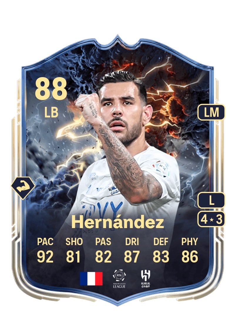 RobosFUT's tweet image. 🚨 The TOP 2 LBs used in Pro Live Tonight 

• 🇫🇷 Hernandez 3/6
• ⁠🇪🇸 Alvaro 3/6

Rocking any of these in your team? 🤔