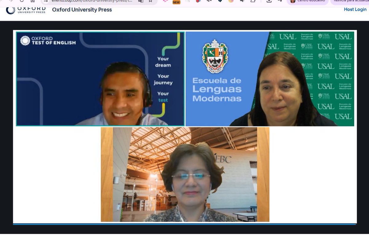 USALLenguas's tweet image. 👉En el webinario “The Rise of Microlearning: How Universities Are Reshaping Learning Pathways”, con María de Lourdes Camarillo Rodríguez (México) y Paula Ortiz (Argentina) organizado x #OxfordUniversityPress
#microlearning #shorttermcredentials #Universities #LenguasModernasUSAL