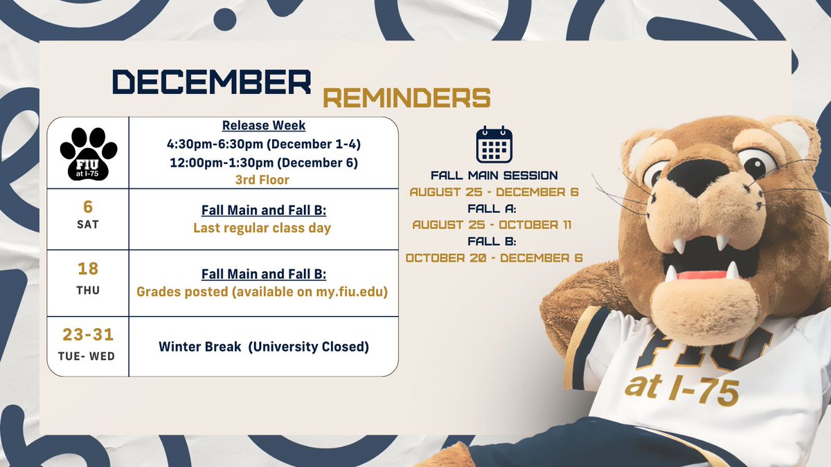 December is here and the semester is wrapping up 🎁📚