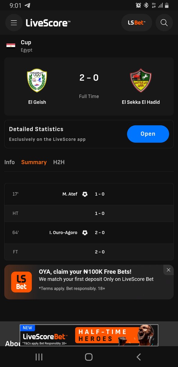 Igbo_Choco's tweet image. @SportyBetNG please this game was cut short and it's not suppose to be so the bet id and out is below