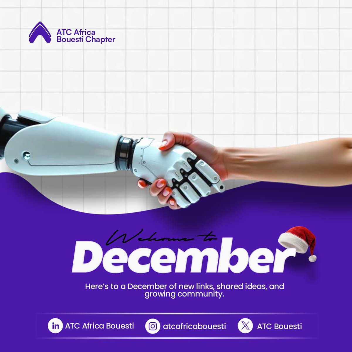ATCBOUESTI's tweet photo. Happy New Month, ATC Fam! 🚀💙
Keep growing this new season  we are rooting for you 

Have a blessed month ahead! 
 #TechCommunity #NewMonth https://t.co/3eUf11SxnU