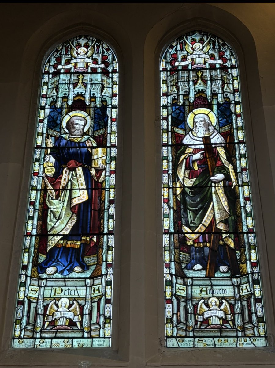 Feast of St Andrew (here he is in the right in St John’s).
Andrew in Advent

Drop your nets.
Follow the one who calls:
in prayerful Kingdom activity in the present
in waiting for the future
always hoping watching
like those who have gone before
faithful to the end.
Maranatha!