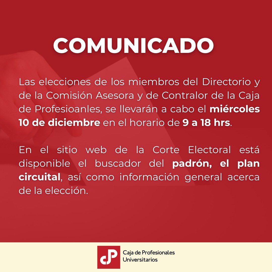 Caja de Profesionales Universitarios tweet media