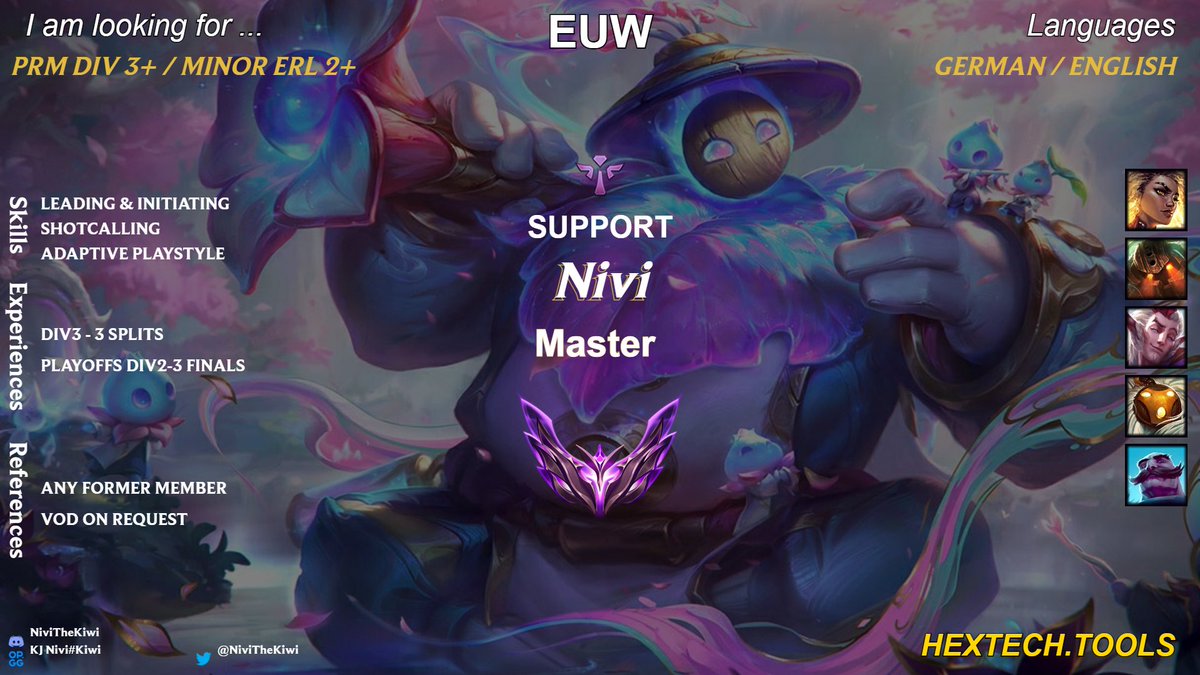 LFT SUPPORT
Best way to reach out to me is via Discord: Nivithekiwi
❤️&amp;🔁highly appreciated!