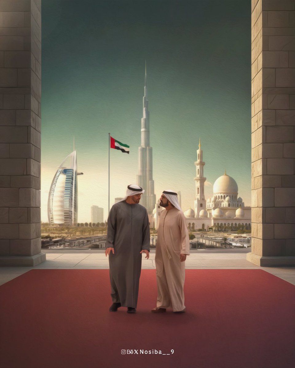 • في عيد الاتحاد، نحتفل بقيادة صنعت الأمل ورسمت المستقبل. كل عام والإمارات أرض الأمن والأمان والخير والسلام 🇦🇪🤍

#عيد_الاتحاد #عيد_الاتحاد_54