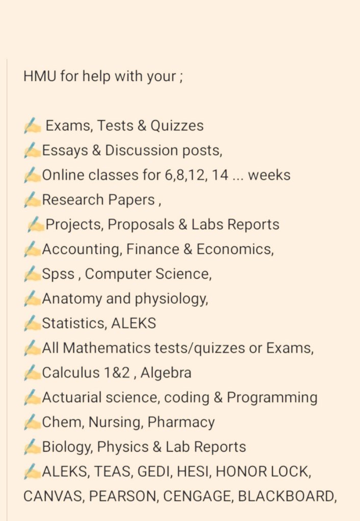 genius_essays1's tweet image. DM us for quality and A-grade services. We help in doing homework, assignment, essay, term paper, research paper and online classes.      
Our pay rates are pocket friendly and delivery of work on time is guaranteed!
