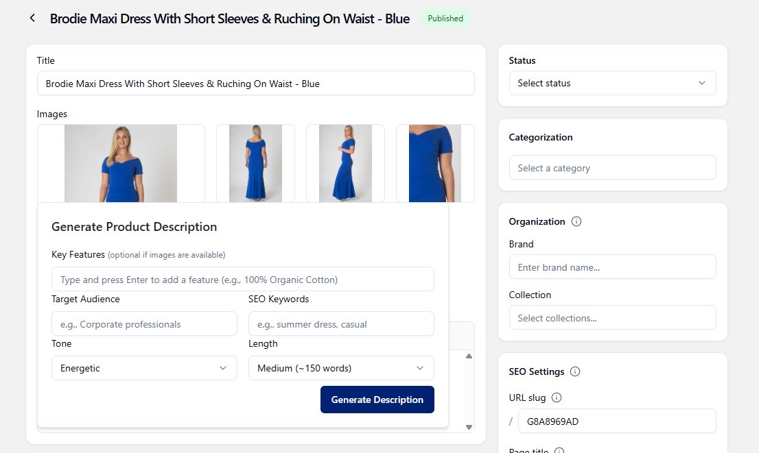 AvettiCom's tweet photo. **Unlock the Future of E-Commerce with Avetti Commerce’s AI-Powered Product Descriptions!**

Are your product descriptions failing to capture the imagination of your customers? Imagine a world where every item in your catalog speaks directly to your audience, captivating their interest and driving sales like never before. With Avetti Commerce, that world isn’t just a dream—it’s reality! 🌟

Our latest AI integration takes product descriptions to the next level, infusing them with a level of creativity and precision that truly stands out. Whether you’re selling your own unique creations or curating products from suppliers, our intelligent system crafts compelling narratives that resonate with your target demographic. You can even dictate the tone, length, and style of writing to perfectly align with your brand identity.

Curious about the magic? Take a peek at the stunning examples below! You'll be amazed at how our powerful AI technology transforms standard listings into irresistible marketing masterpieces. Let your products shine with descriptions designed not just to inform, but to enchant and convert browsers into buyers.

Elevate your e-commerce game today—because in the world of online shopping, first impressions matter. Don’t just sell products; tell their stories.

#AICommerce #Avetti #ProductMarketing

✨ Ready to rewrite your product narratives? Let’s create something extraordinary together!