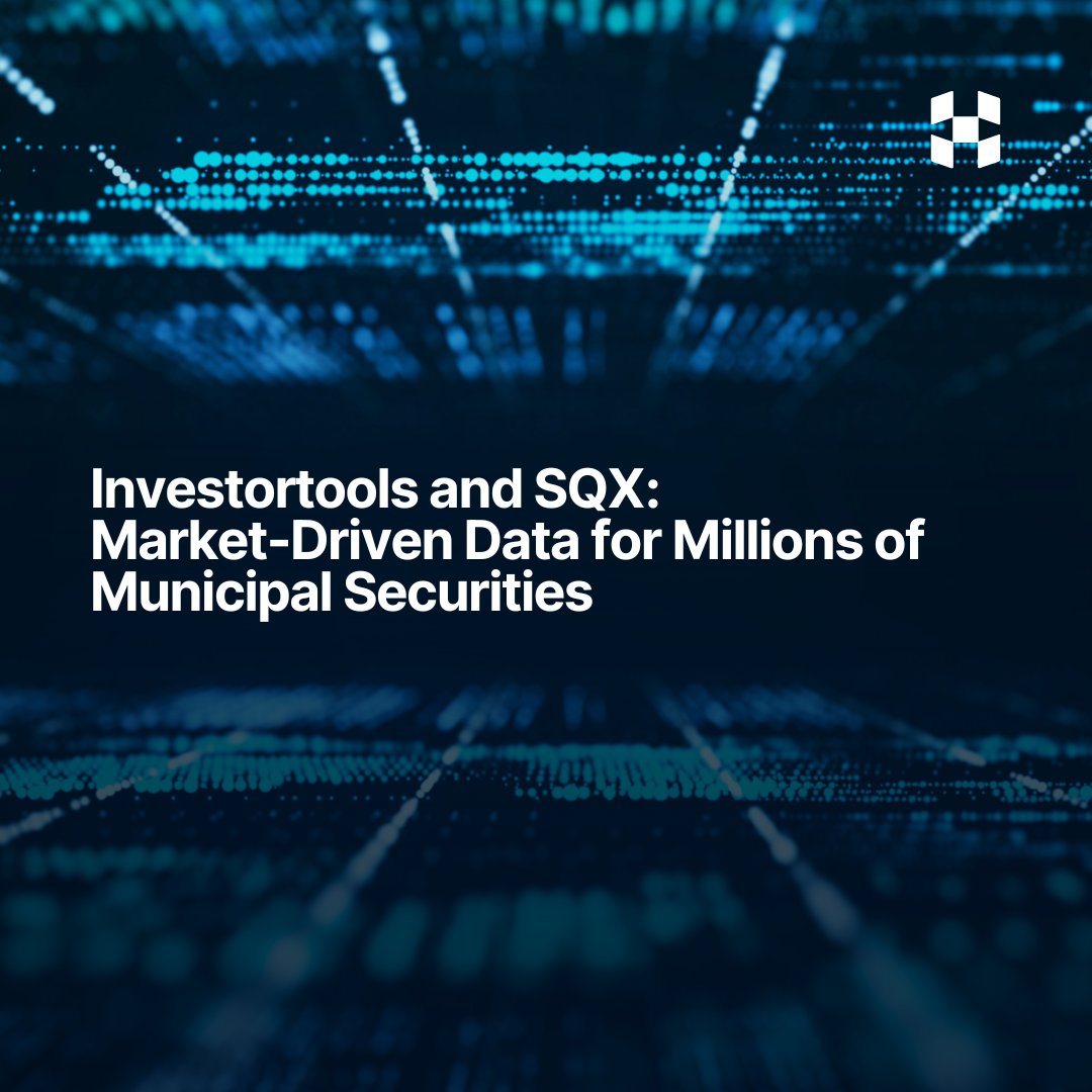 Pricing municipal bonds at scale has never been simple. For firms managing complex portfolios, transparency and accuracy matter more than ever.

Since 2017, <a href="/Invtools/">Investortools</a> has partnered with SQX, Securities Quote Xchange to deliver end-of-day pricing for nearly one million municipal