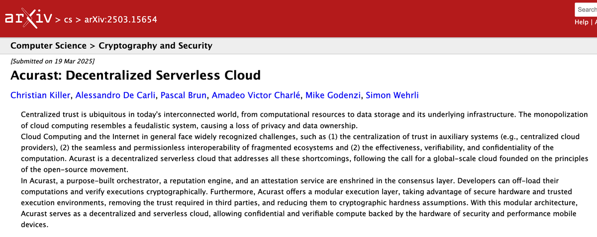 Spent the weekend diving into decentralized compute.

Kinda mindblown.

So many “decentralized” projects run half their stack on AWS.

I get that running your own data center is expensive and overkill for most teams.

But from a privacy angle, it’s still a massive L

So what’s
