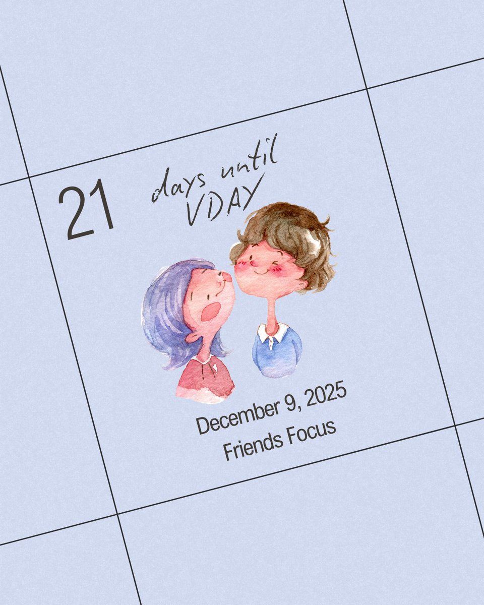thevantefm's tweet photo. 21 days until VDAY: Friends Focus 

[https://t.co/y82yaXAtRX]

#VDAYCountdown https://t.co/QRnW8wGMgn