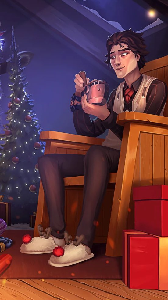 it’s december. happy viktor reindeer slippers to those who celebrate