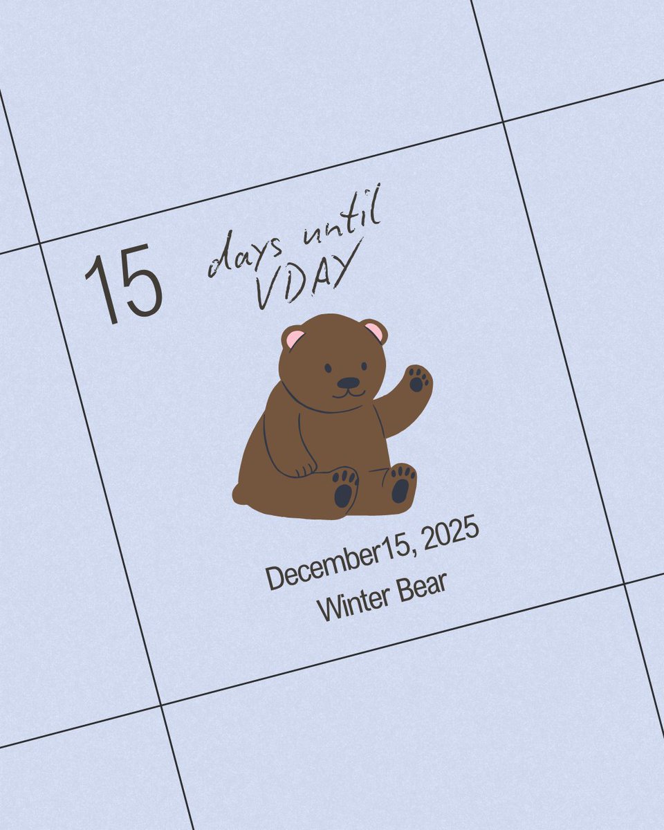 thevantefm's tweet photo. 15 days until VDAY: Winter Bear Focus 

[https://t.co/r9PQ7fZd6E]

#VDAYCountdown https://t.co/X4wlrmhr3o