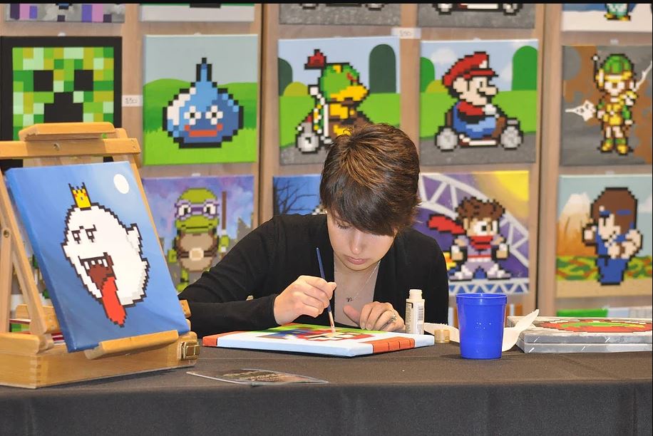 PalmersPixels's tweet image. Reopening my art business for a limited time.  Original Retrogaming Pixel Art Hand-Painted and Digital Canvas Print designs!  Only 1 - 2 left in stock each. These will not be reproduced!  ebay.com/usr/brit-124627 #retrogaming #pixelart #CyberMonday