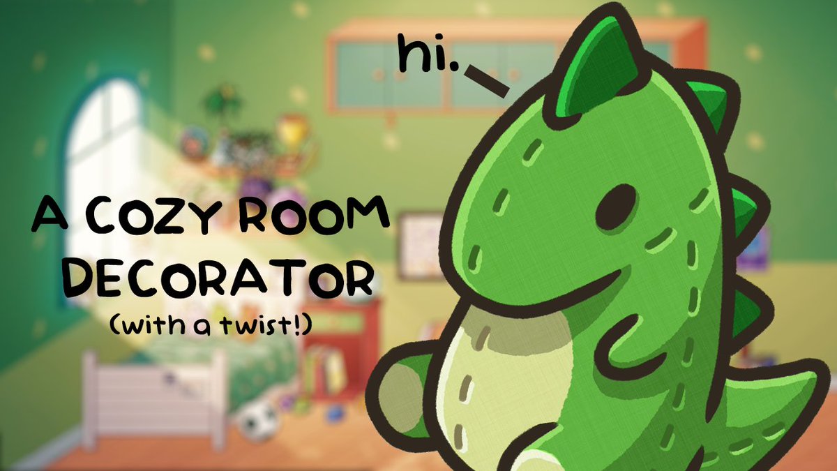 Momento demo: A cozy room decorating game, similar to Unpacking, where every item you choose shapes the character’s life story. I, of course, went all in on the dinosaurs. 🦖

youtu.be/mQpFp0Z7LxI

<a href="/FatAlienCat/">Momento - Demo Out Now! ✨</a> 
#cozygame #decoratinggame #unpackinggame #cozydemo #relaxinggame