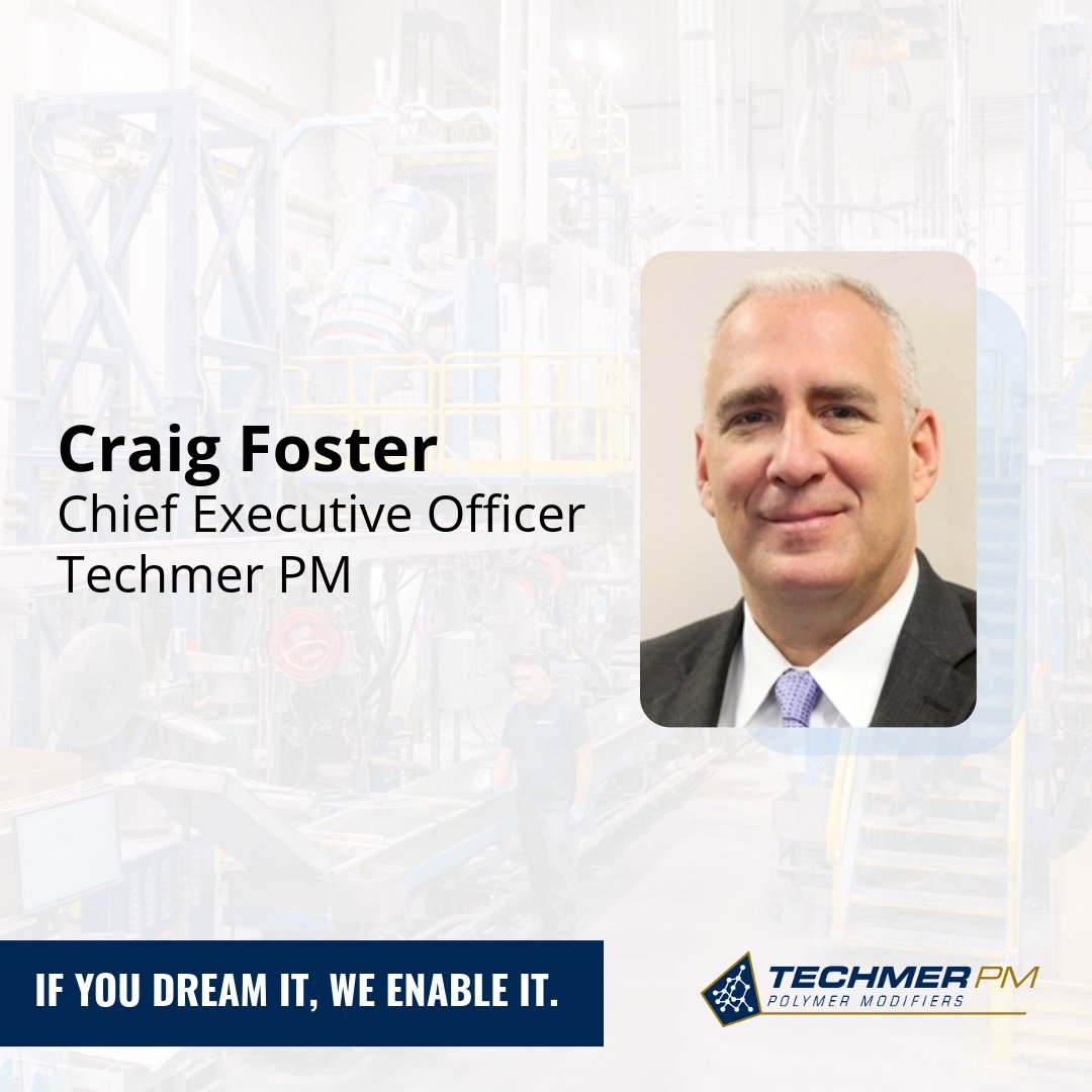 We’re thrilled to announce that Craig Foster has been appointed as Chief Executive Officer of Techmer PM! Craig brings over 30 years of experience in plastics and specialty chemicals.

Read the full press release here: techmerpm.com/techmer-pm-nam…

#TechmerPM #CEO #MaterialsDesign