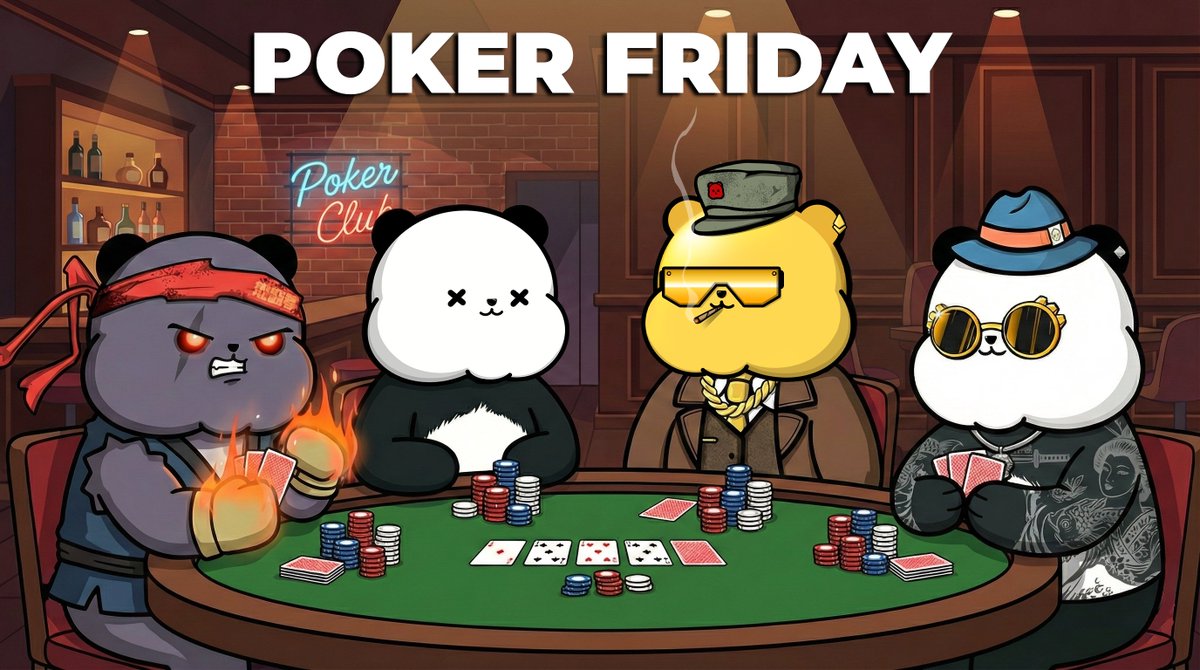 Friday Night Poker 🃏

Our next tournament is this Friday and every chip counts toward the Kanpai Open Table Invitational. Reminder: the player with the most chips on Dec 12 wins a Panda!

This Friday’s chip prizes:
1st - 65,000
2nd - 40,000
3rd - 20,000

Check out the current