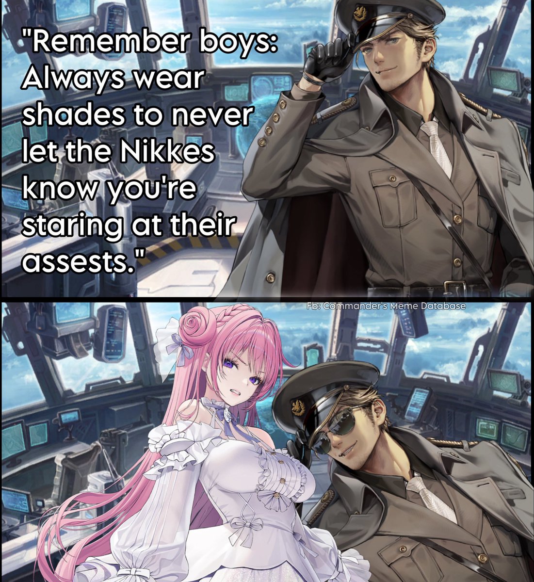 DB_Commander's tweet image. Pro tip from the Legendary Commander

#NIKKE #NIKKEmeme