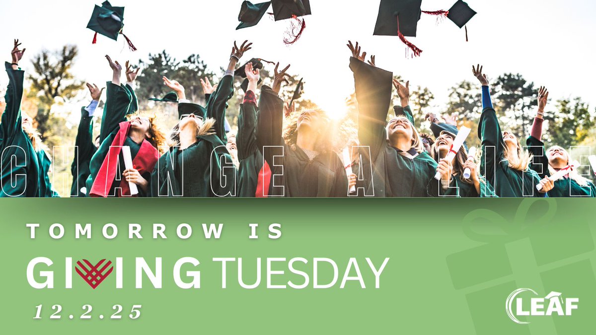 Make a positive impact in the lives of local students with a donation to LEAF, where we are committed to proving free community-based resources to guide students on their path to success. leaf-ohio.org/donate/.