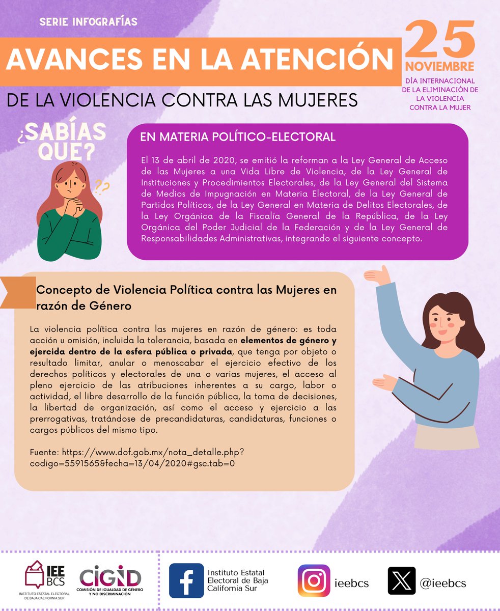 ieebcs's tweet image. Compartimos la siguiente información en el marco de la conmemoración del día internacional de la eliminación de la violencia contra las mujeres y de los 16 días de activismo.

#DíaNaranja #16DíasDeActivismo