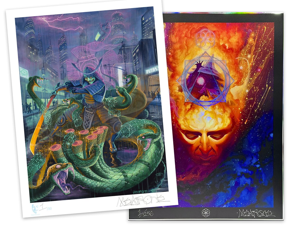 Holographic magic bundle deals now available while supplies last! As the bullshit contemporary art market and other like economies vulture around its own losing value, the sovereign mind seeks out alternative systems. These works are blazing symbols of resistance to false