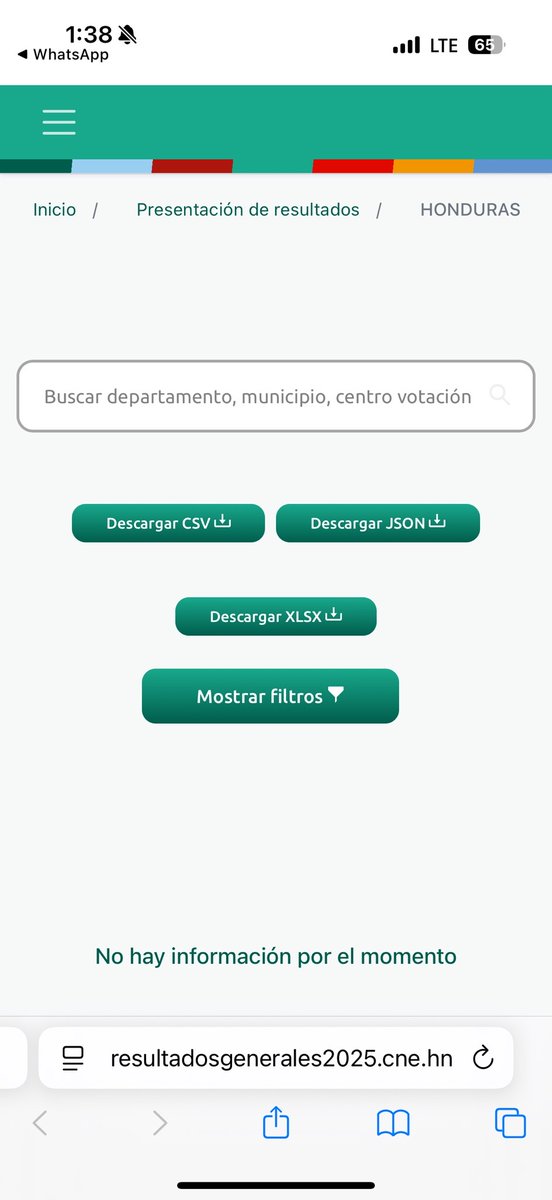 CesiaMejiaHN's tweet photo. ¿Cómo en el 2017? La página del Consejo Nacional Electoral donde se muestran los resultados preliminares no funciona y no muestra datos desde hace una hora, ninguna autoridad informa de lo sucedido, y los consejeros Ana Paola Hall, Cossette López y Marlon Ochoa brillan por su ausencia al no dar la cara al pueblo hondureño sobre esto.