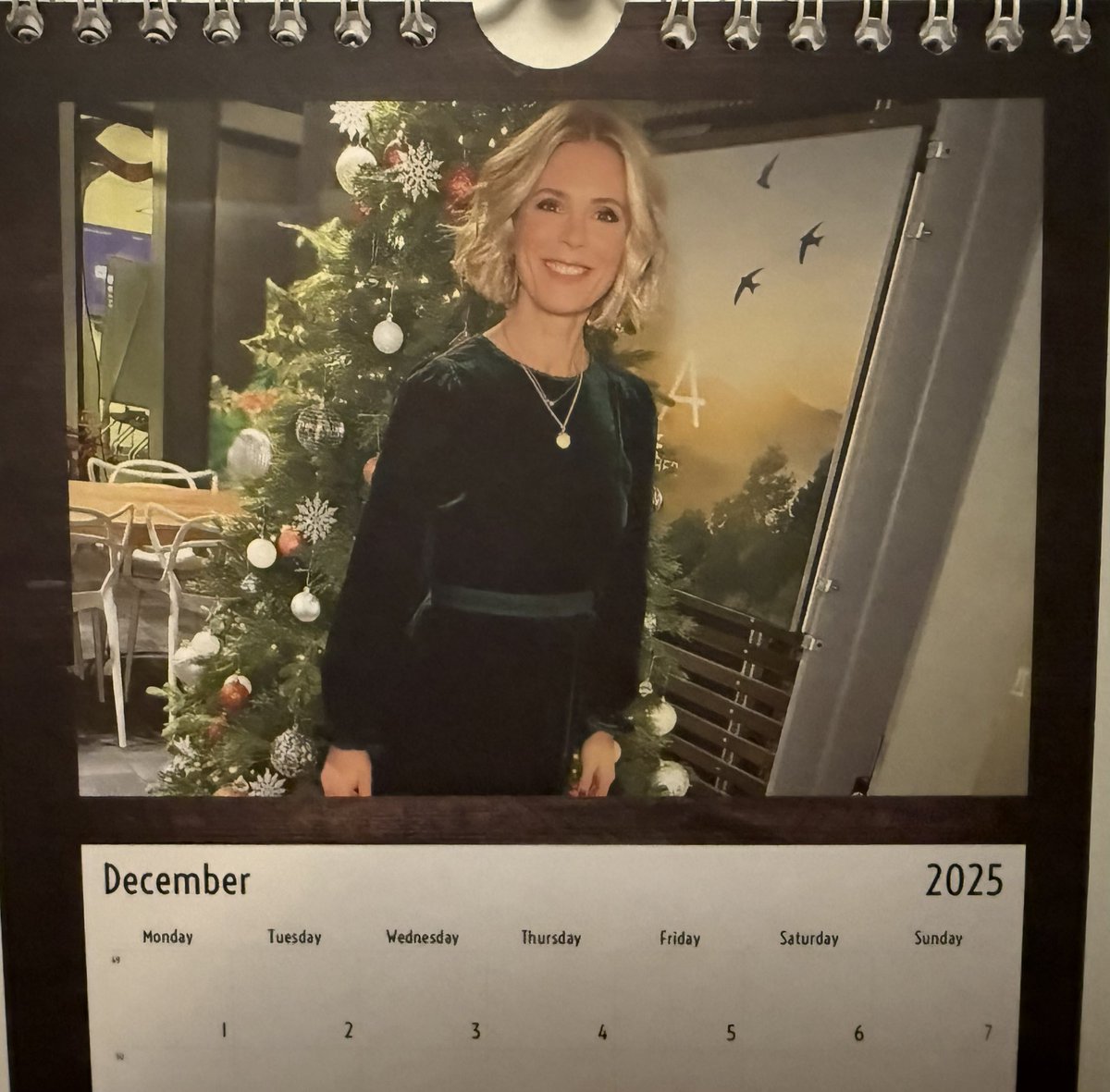 TeaWithEmilia's tweet photo. Debbie does desire a delicious and delightful December for you all!

#EmiliaFox #calendar #december #photobox https://t.co/b0IGovk1KA