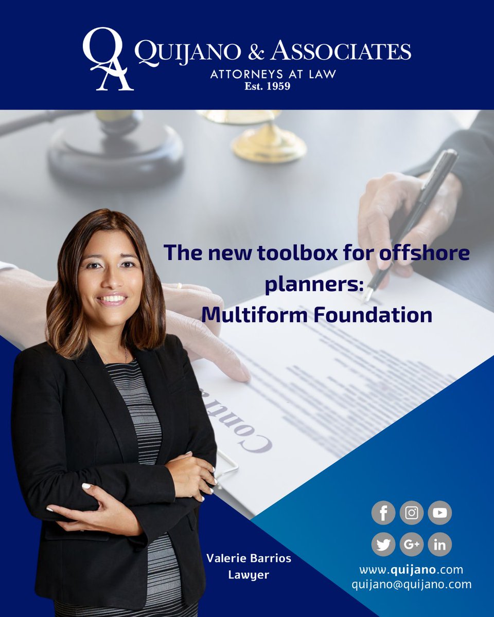 We invite you to read the latest article written by our Lawyer, Valerie Barrios, now available on our website: quijano.com/the-new-toolbo…