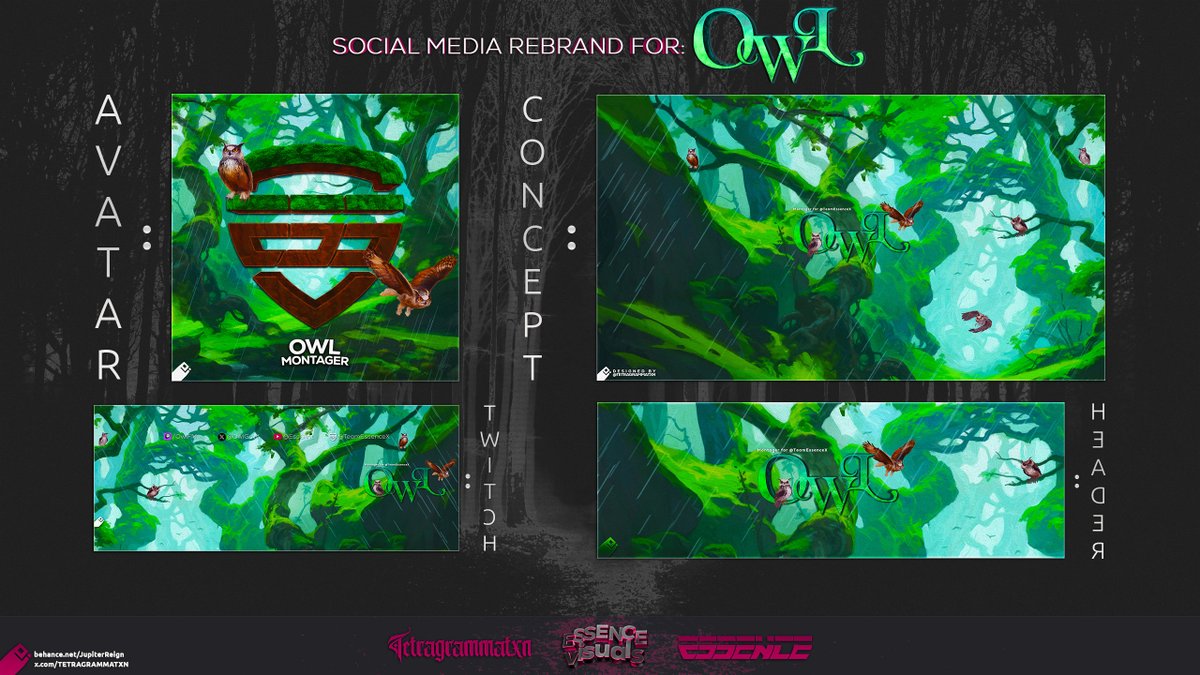 Social Media Rebrand for @OwlGoW 
#WeAreEssence <a href="/TeamEssenceX/">Team Essence</a> <a href="/EssenceVisualsX/">Essence Visuals</a>