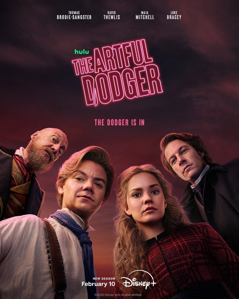 anyatcylor's tweet image. THE ARTFUL DODGER SEASON 2 IN FEBRUARY