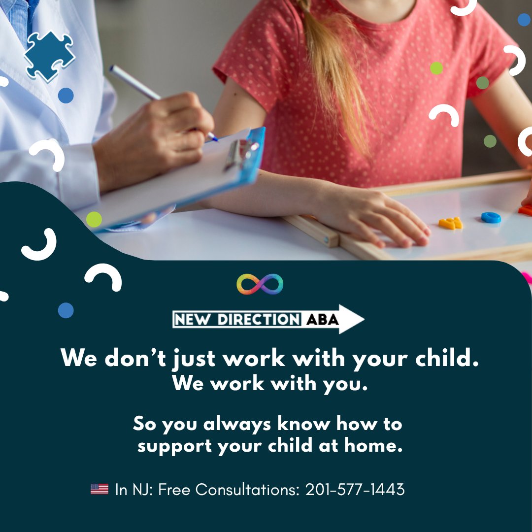 newdirectionaba's tweet image. ABA Parent Training in North NJ

Enhance your child’s ABA progress with effective parent training in North NJ. Learn more: newdirectionaba.com/about-us.htm#J

#abaparenttraining #northnj #abatherapy #parentcoaching #specialneedsupport