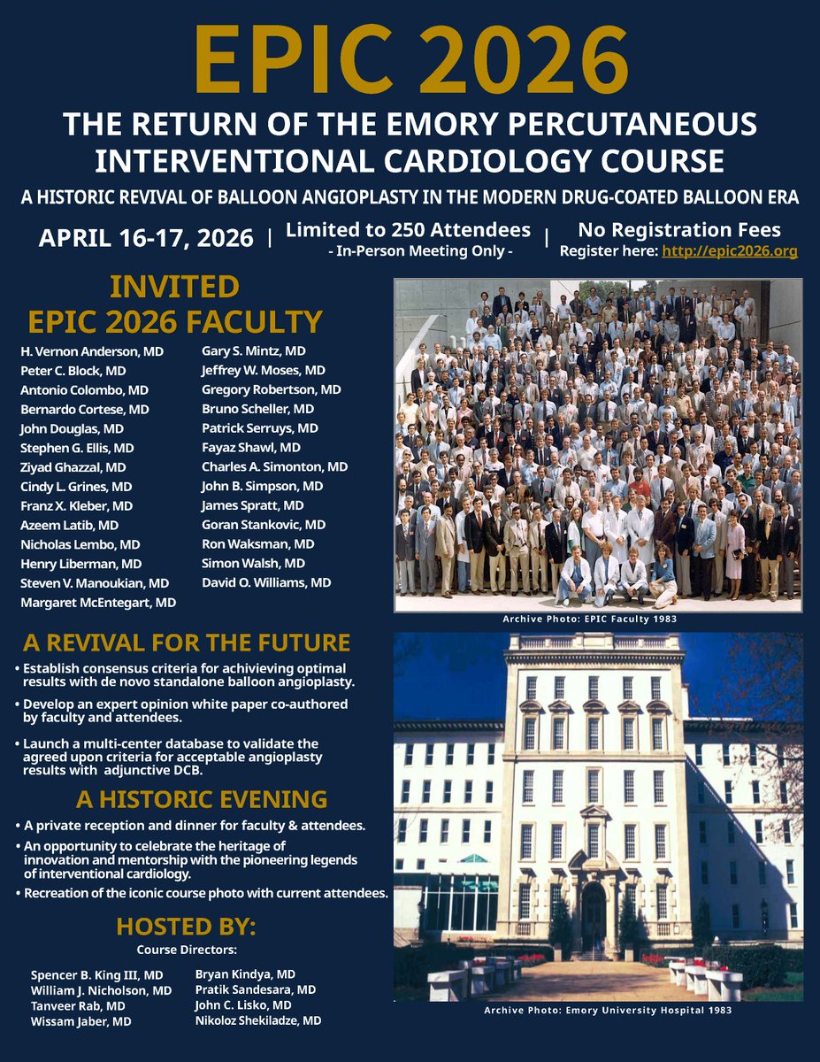EPIC - Emory Percutaneous Intervention Course tweet media