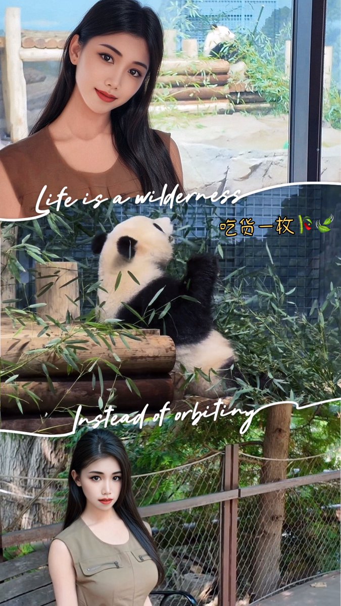 ms_m1007's tweet image. 来合照😉
#zoo #panda #ootd #asiangirl