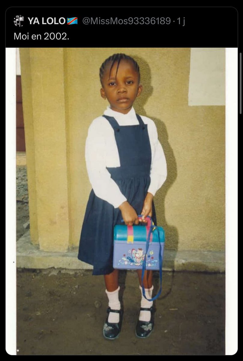 Moi en 2002.                Elle en 2002

Mais to suana pe une fois awa déjà 🤦🏻‍♀️ 😂😂😂😂😂.