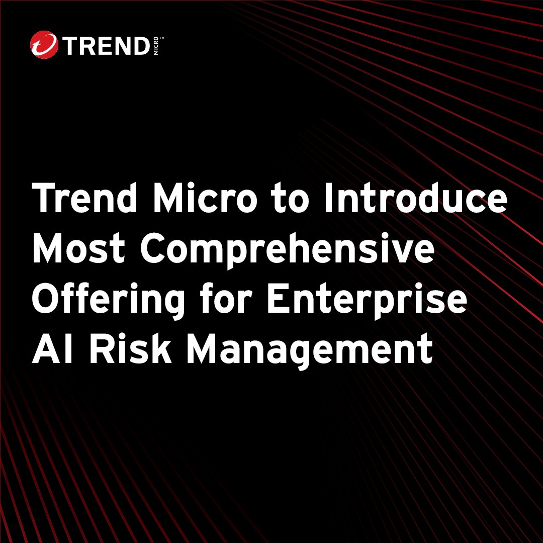 steveneville1's tweet image. .@TrendMicro just announced Trend Vision One AI Security Package, the first solution package delivering proactive, centralized exposure management with unparalleled analytics for AI-driven environments.

Learn more about what’s launching at #AWSreInvent: bit.ly/3XLRrfp