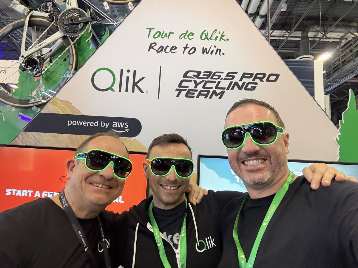 CraigBrophy's tweet image. Tour de Qlik is up and running for #AWSreInvent  Be sure to stop by @qlik (booth 1727) for a chance to win a Zwift Ride while raising money for Special Olympics with every mile ridden. 
@QlikSports #DoDataDifferently