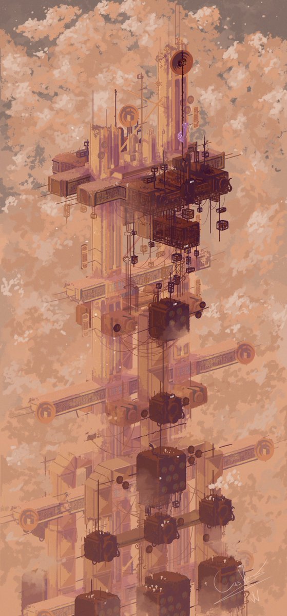Casver_W's tweet image. Sky Islands Communications Tower [Spearmaster]

#Rainworld #rainworldfanart #rainworlddownpour