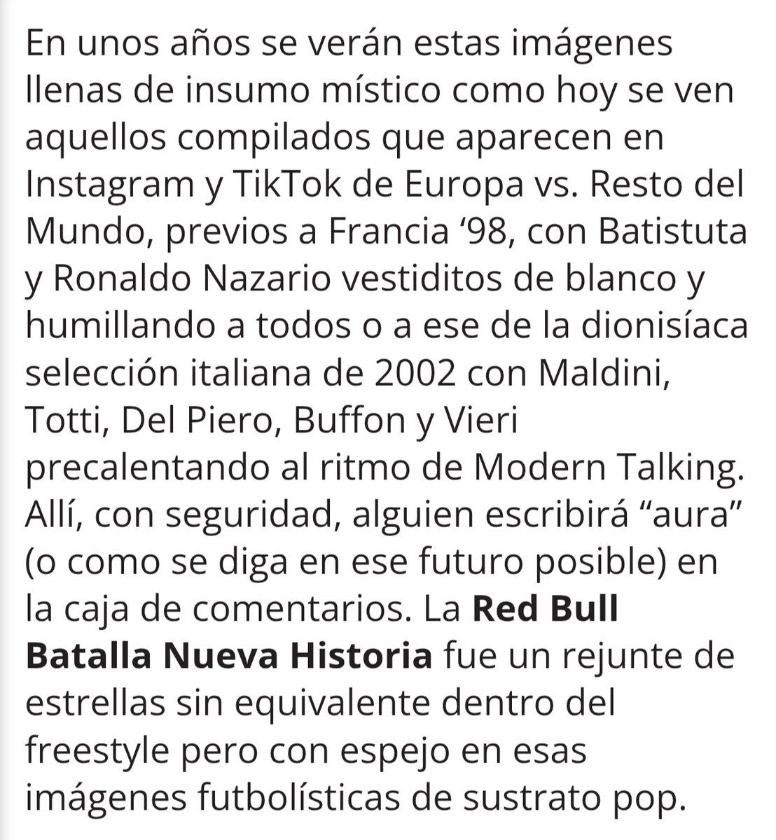 Una reivindicación al <a href="/frescolate/">Frescolate</a>, el valor de los OGs y la supernova de sangre joven. Escribí sobre Red Bull Batalla Nueva Historia y salió en el <a href="/elsupleno/">El NO de Página|12</a> 👉🏻 pagina12.com.ar/2025/12/01/red…