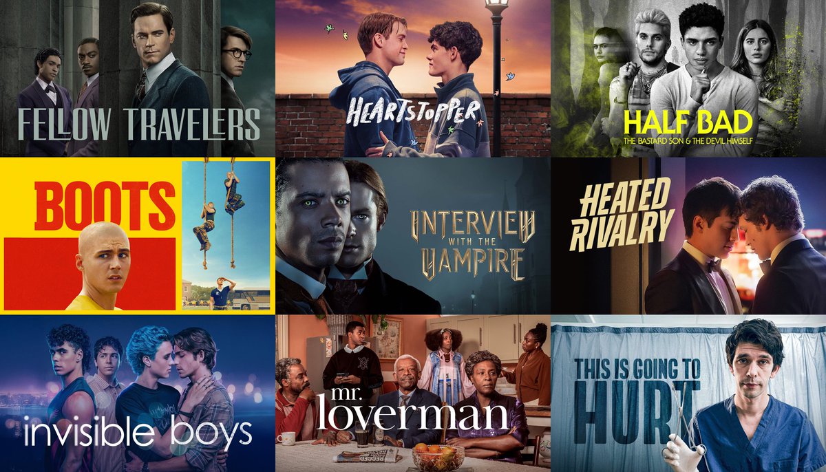 buckIeydiaz's tweet image. 2020s 🏳️‍🌈 series adapted from books