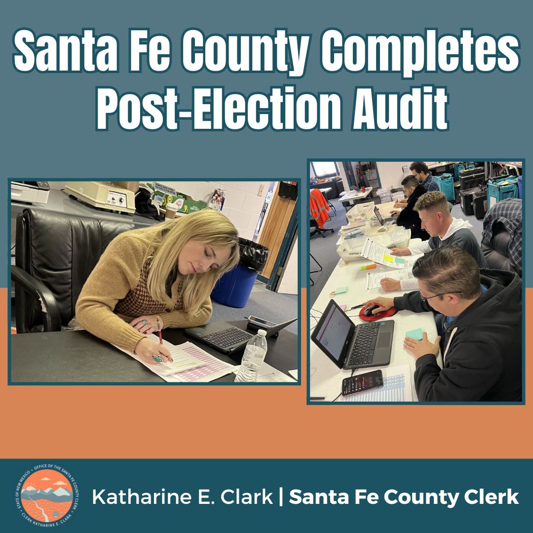 Our office has completed its post-election audit. Randomly selected precincts were hand-tallied to verify machine accuracy. Clerk Clark also trained staff in audit best practices and used custom hand-tally software to improve efficiency.

🗳️ Transparent. Accurate. Secure.