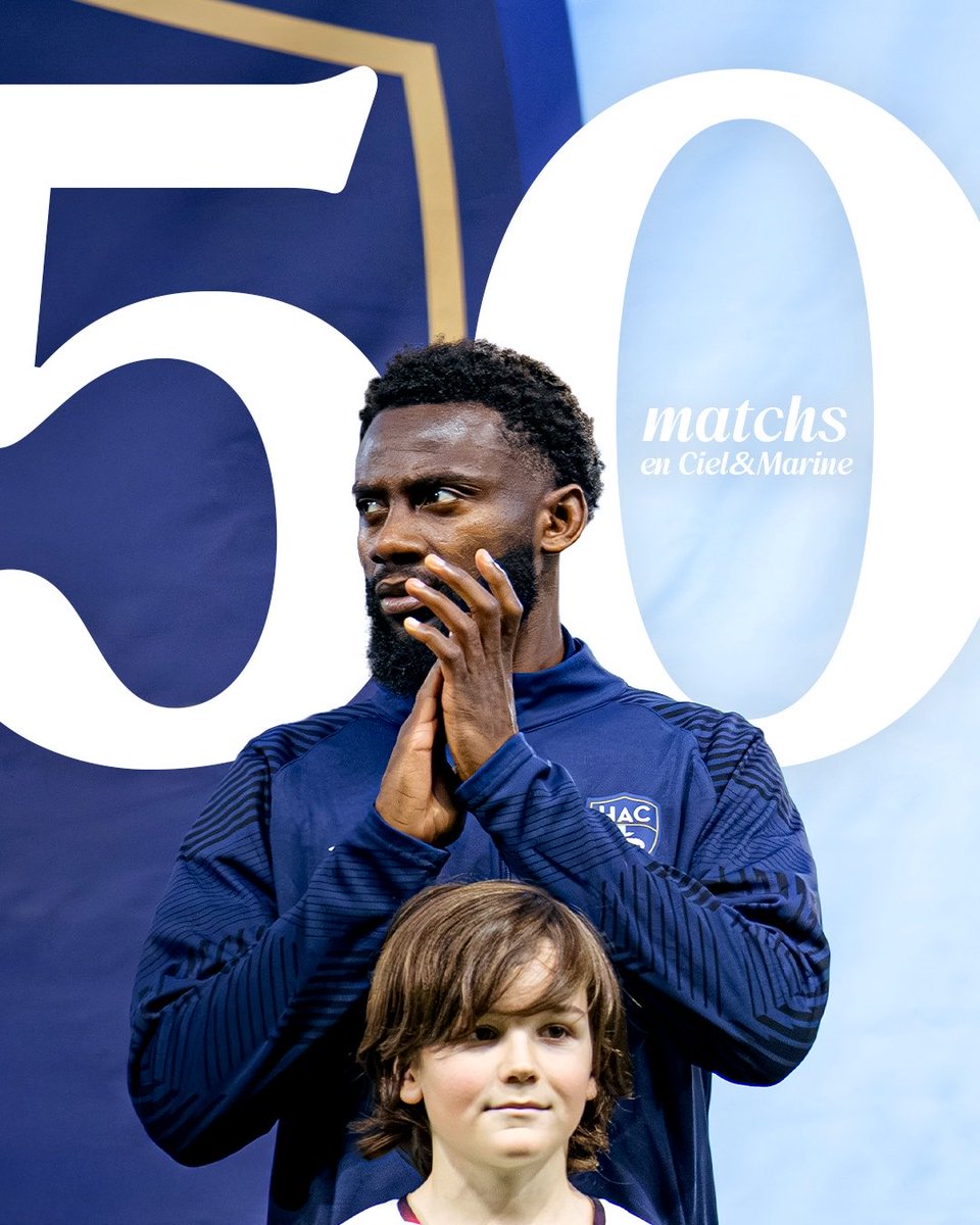 HAC_Foot's tweet image. 50 fois Ciel&amp;amp;Marine. 💙

Lors de #HACLOSC, Issa Soumaré a disputé son 50ᵉ match sous nos couleurs. 👕