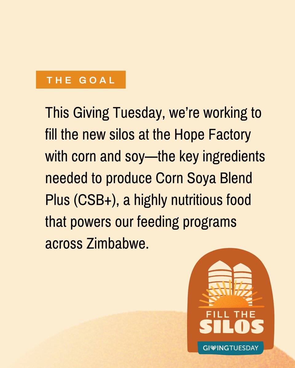 JoyceMeyer's tweet image. Tomorrow is #GivingTuesday! 2 silos. 1 mission. Millions of meals. Together, we can do this. 

Don't miss your chance to be a part…give now at joycemeyer.org/GivingTuesday