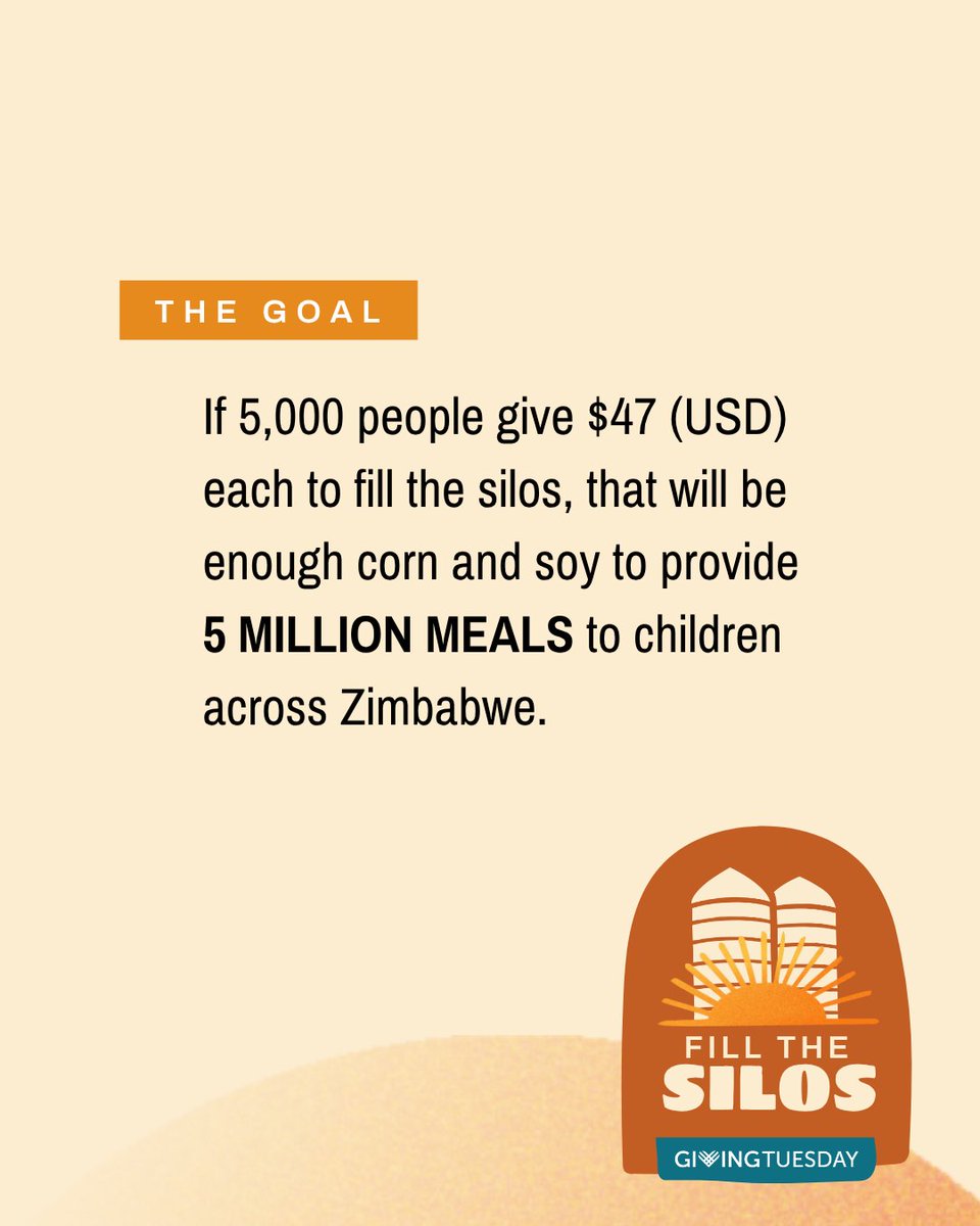 JoyceMeyer's tweet image. Tomorrow is #GivingTuesday! 2 silos. 1 mission. Millions of meals. Together, we can do this. 

Don't miss your chance to be a part…give now at joycemeyer.org/GivingTuesday