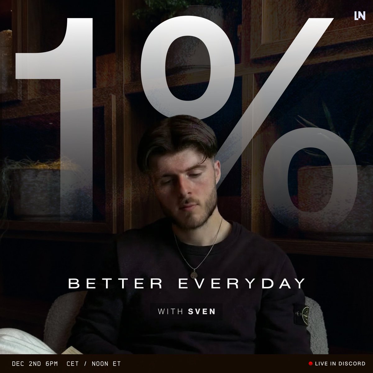 🔥 Going Live with Sven Tomorrow 🔥

Really looking forward to this one. Sven is joining us for a conversation on becoming 1% better every day; the tiny choices, micro-habits, and quiet discipline that shape real growth.

If you’ve been feeling a bit off track or wanting a gentle